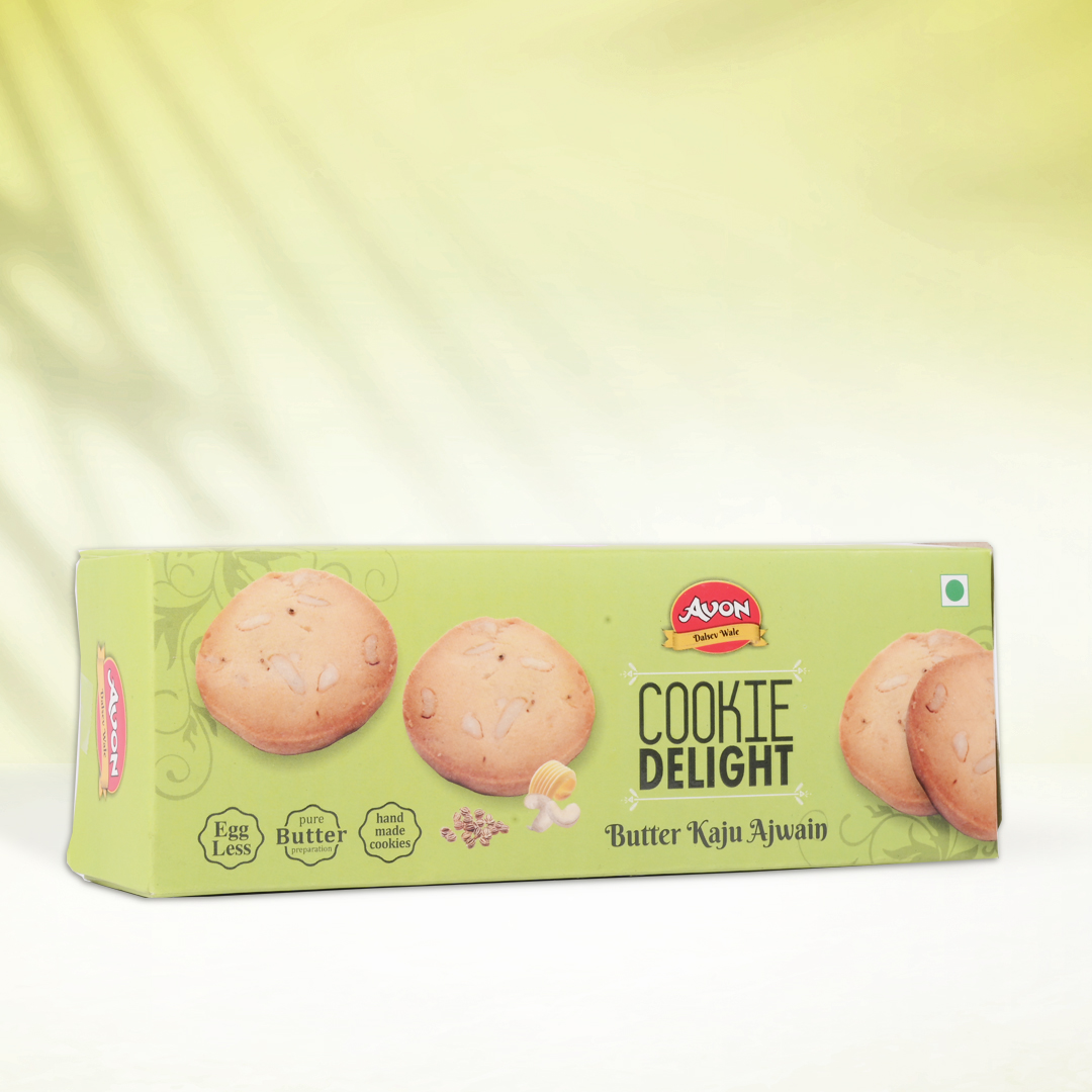 Butter Kaju Ajwain Cookies